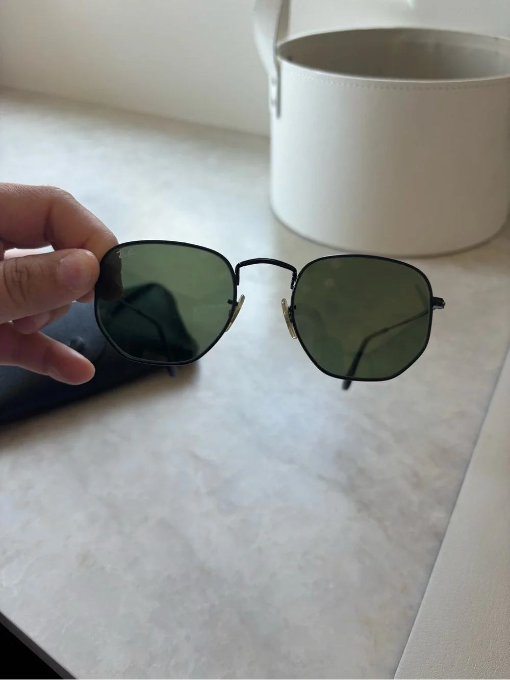 Ray-Ban Black Sunglasses Case with Matching Black Sunglass Frame